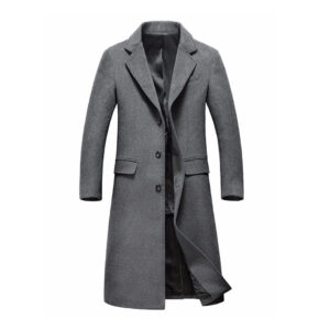 Dark Long Grey Coat