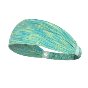 Aqua and Yellow Gradient Headband