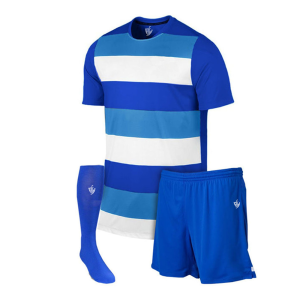Blue White Horizontal Stripe Jersey