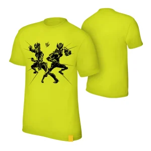 BoltRush Yellow Tee with Ink Art