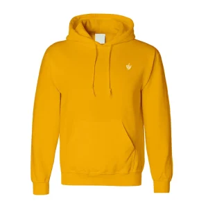 Bright Yellow Plain Hoodie