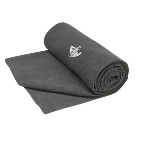 Dark Grey Fitness Towel – Lightweight & Fast Absorbing