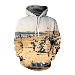 Desert Camel Print Hoodie