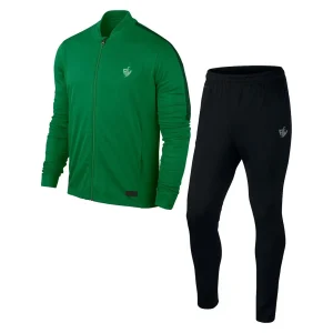 Green Tracksuit with Black Joggers