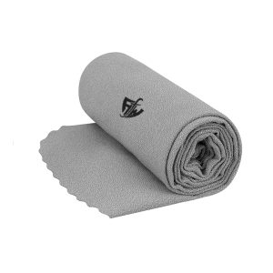 Light Grey Microfiber Workout Towel – Absorbent & Soft