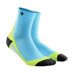 Neon Blue and Black Lightweight Racing Socks