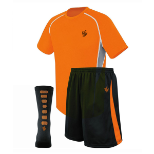Orange Black Sports Jersey Combo