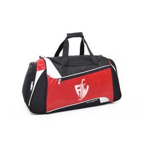 Lightweight Red and Black Duffel Bag