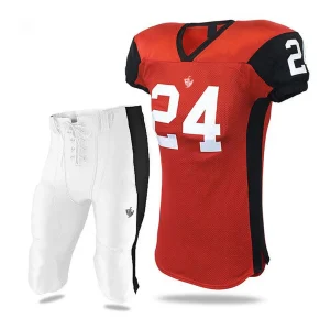 Red Black Football Uniform