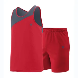 Red Sleeveless Training Set – Gym or Casual Sportswear