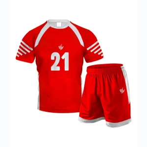 Red Soccer Jersey Kit for Men – Custom Sportswear Set