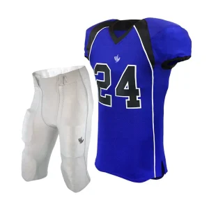 Royal Blue White Football Kit