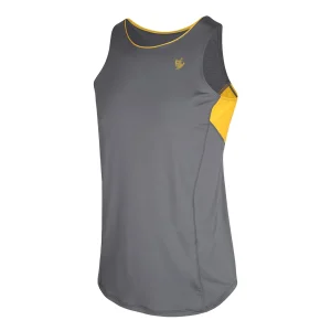 StormCut Grey Vest with Yellow Edge