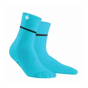 Turquoise and Black Pro Cycling Socks