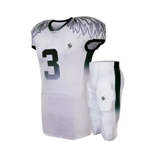 White Black Football Jersey