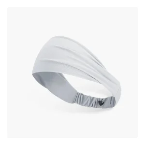 White Minimalist Running Headband