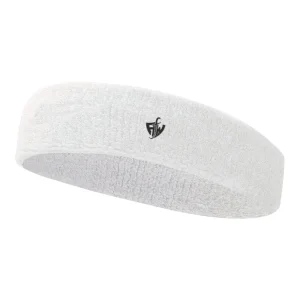 White Sweat-Wicking Workout Headband